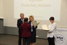 Wręczenie stypendiów Prezesa Rady Ministrów w Warszawie 